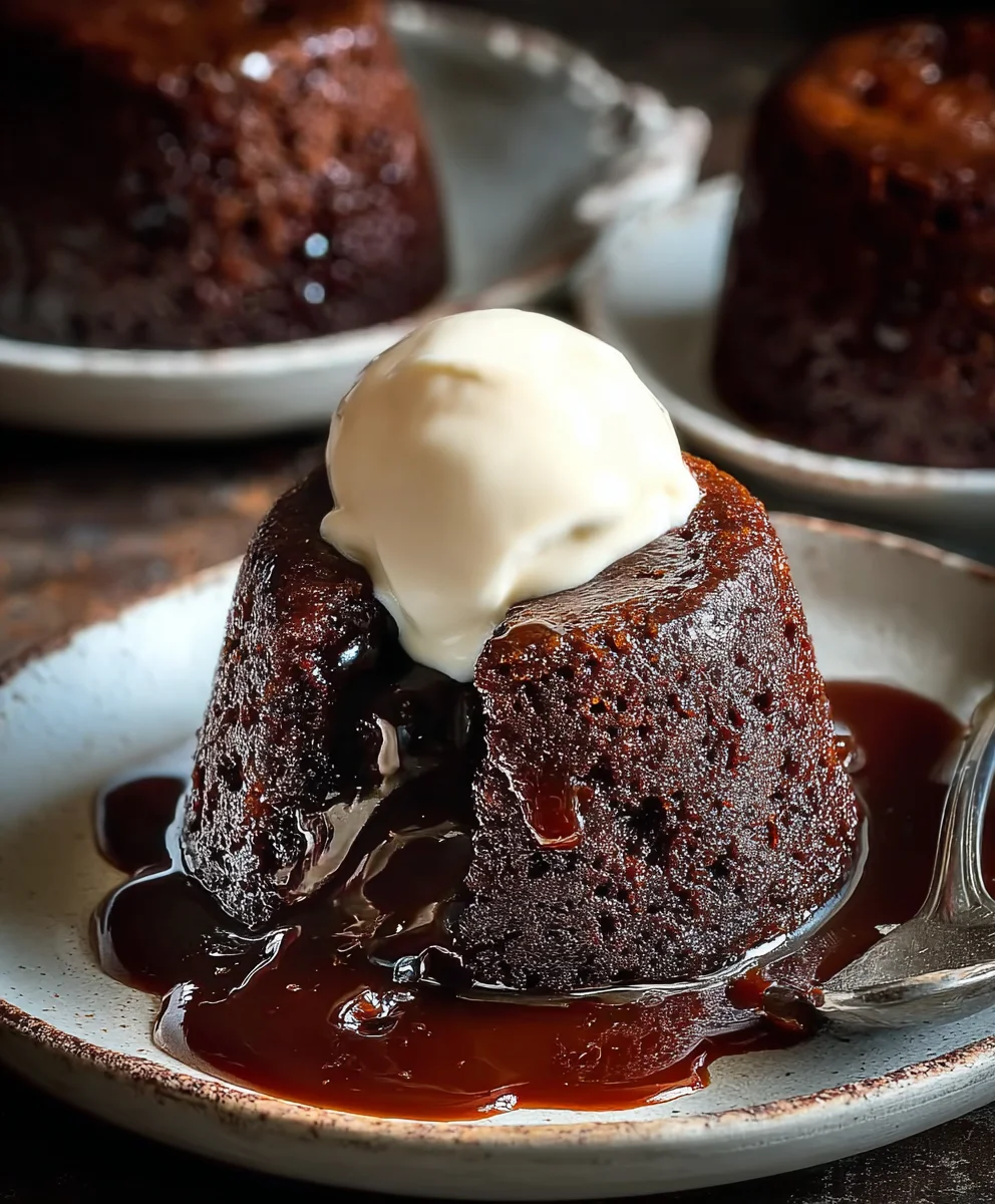 Chocolate Sticky Toffee Pudding for Two - Rich Dessert