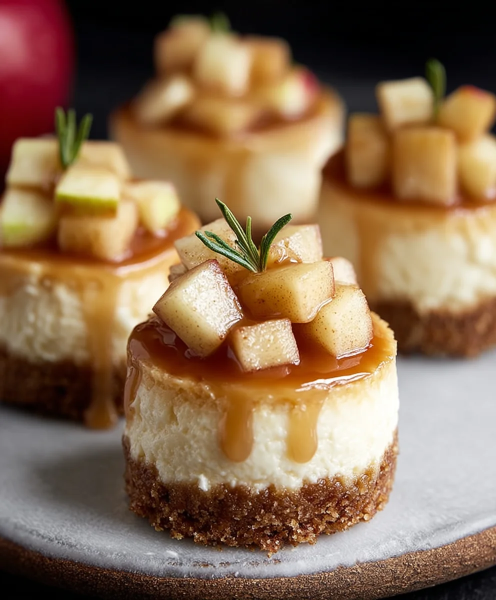 Easy Apple Mini Cheesecakes- Delicious & Simple Dessert