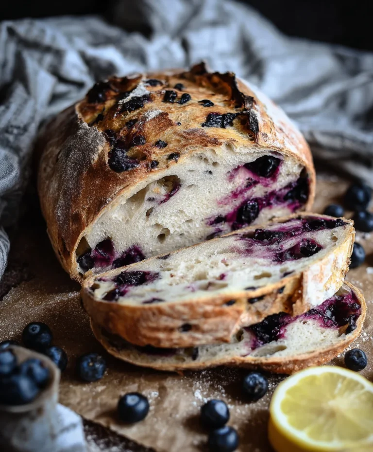 Blueberry Lemon Sourdough Bread – Delicious Tart & Tangy Loaf