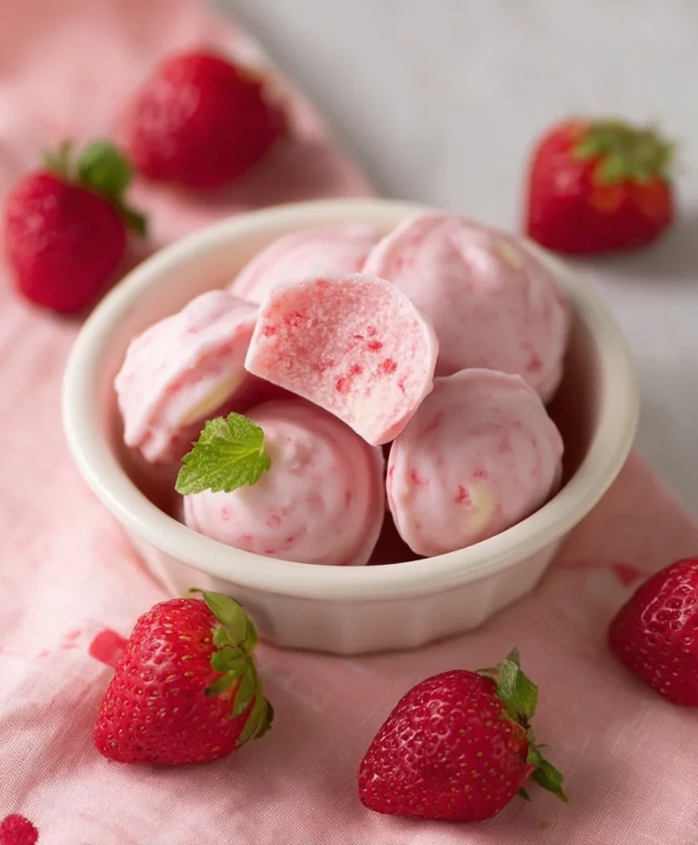 Easy Strawberry Yogurt Bites Quick Snack