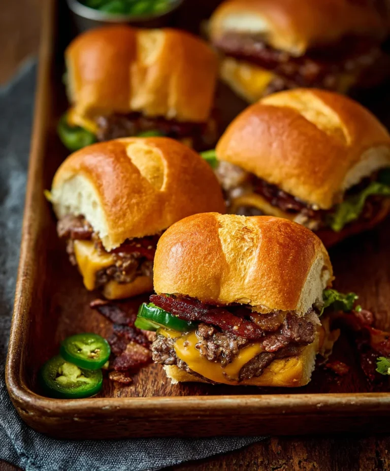 Easy Beef Cowboy Sliders-Quick & Flavorful Recipe