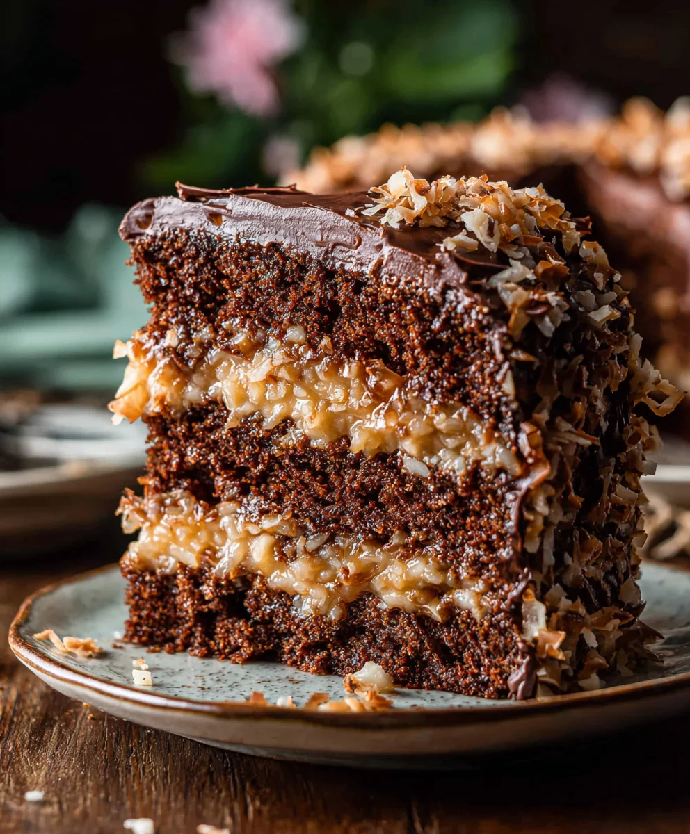 Decadent Traditional German Chocolate Cake Recipe