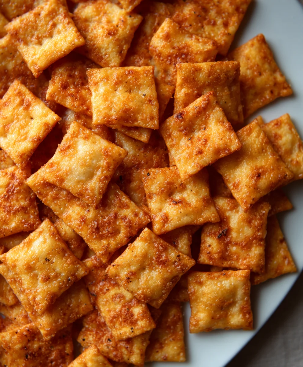 Homemade Sourdough Cheez-Its- Easy & Delicious Snack