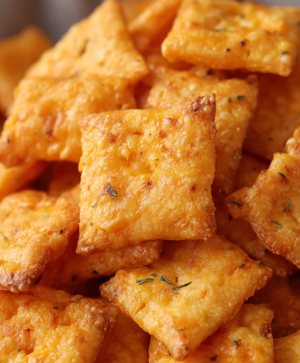 Homemade Cheddar Cheese Crackers-Cheez Its Recipe