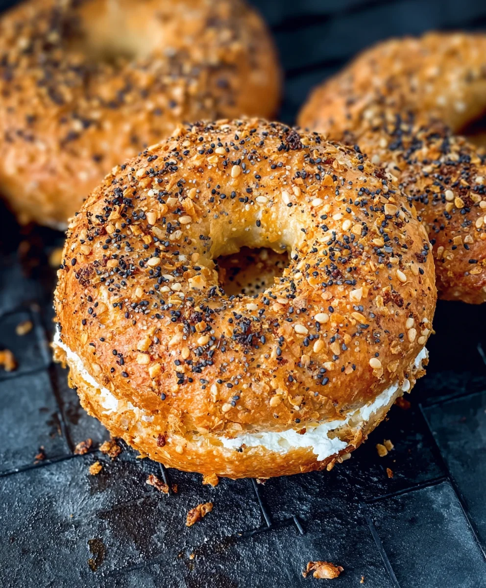Protein Bagels with Cottage Cheese - Healthy Recipe
