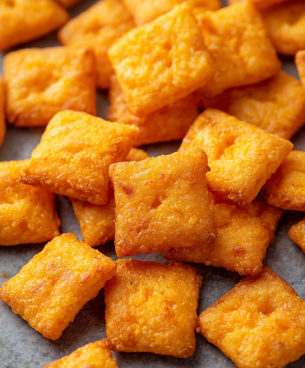 Homemade Cheddar Cheese Crackers-Cheez Its Recipe