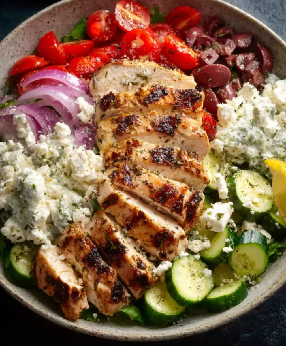 Greek Chicken Bowls- Easy & Delicious Weeknight Meal