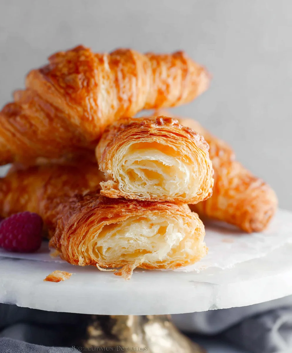 Flaky Homemade Croissants Recipe- Easy & Delicious