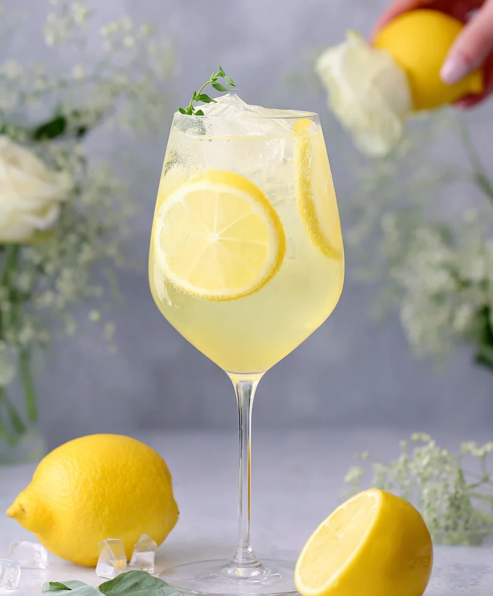 Non-Non-Non-Alcoholic Alternativeic Limoncello Spritz - Zesty Refreshment