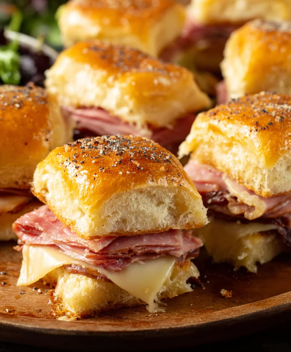 Beef Beef Ham and Cheese Sliders Recipe