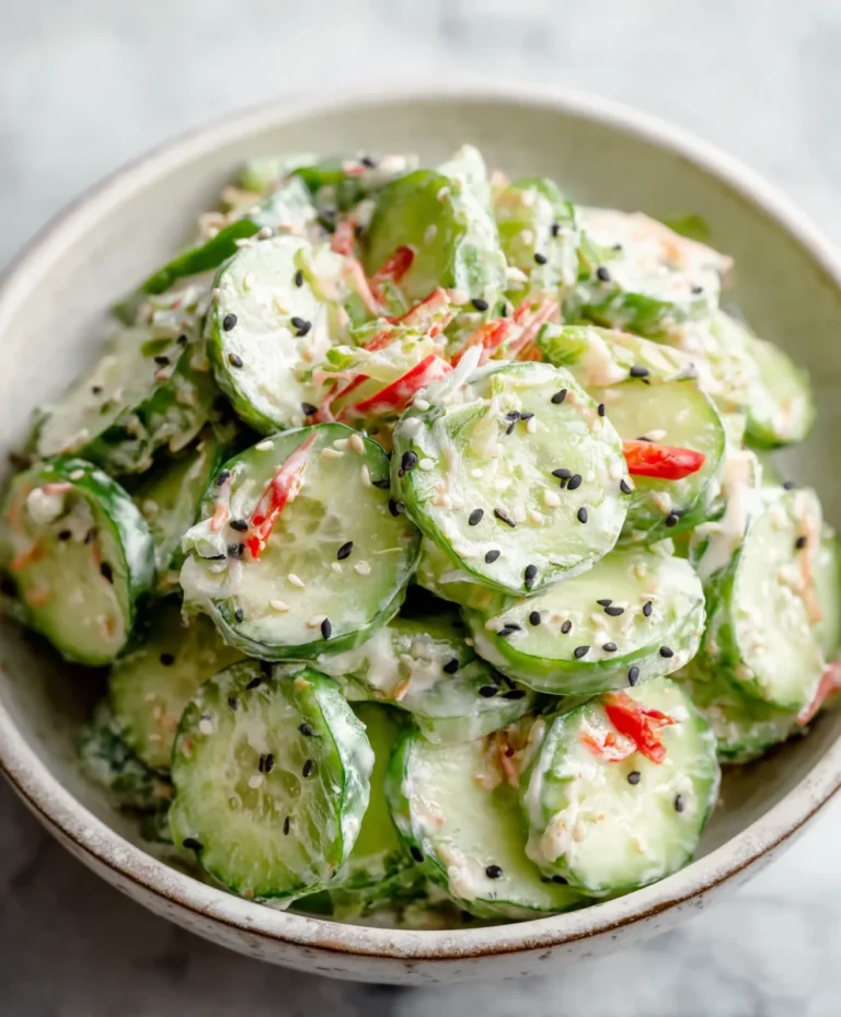 Easy California Roll Cucumber Salad Recipe