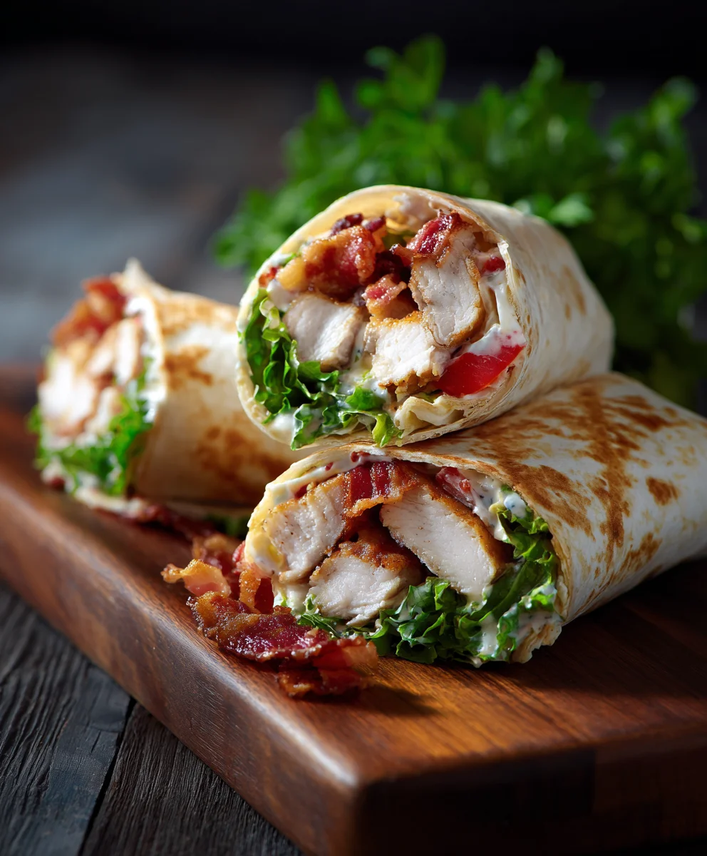 Crispy Chicken Beef Beef Bacon Ranch Wrap