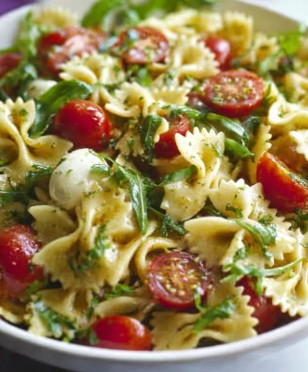 Easy Bow Tie Pasta Salad Recipe-Quick & Delicious