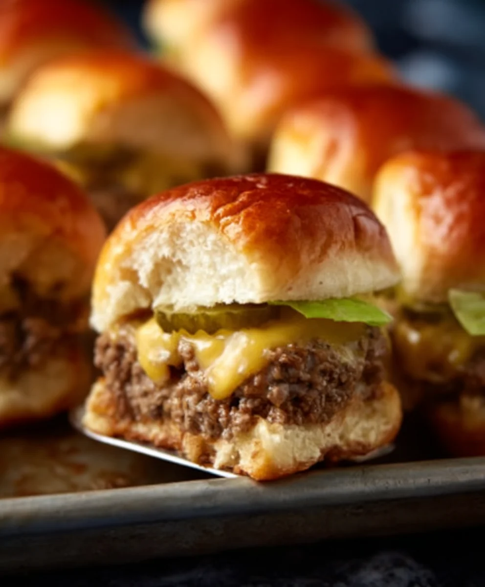 Juicy Cheeseburger Sliders- Easy & Delicious Mini Burgers