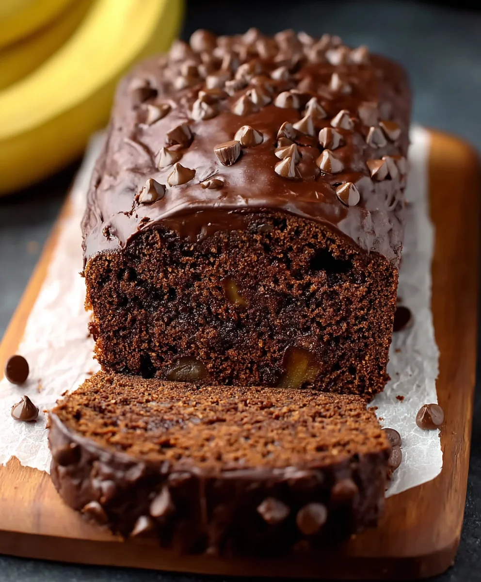 Healthy Chocolate Banana Bread-Easy & Delicious Recipe