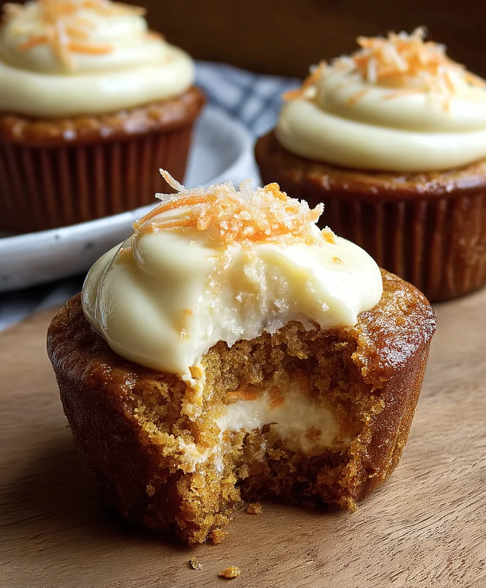 Carrot Cheesecake Cupcakes - Best Dessert Recipe
