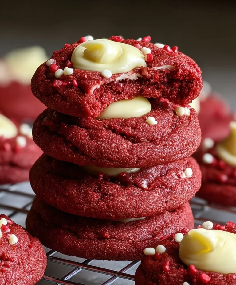 Cream Cheese Red Velvet Cookies-Decadent & Easy Recipe