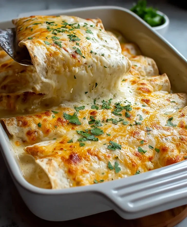 Easy White Chicken Enchiladas – Quick Comfort Food Recipe