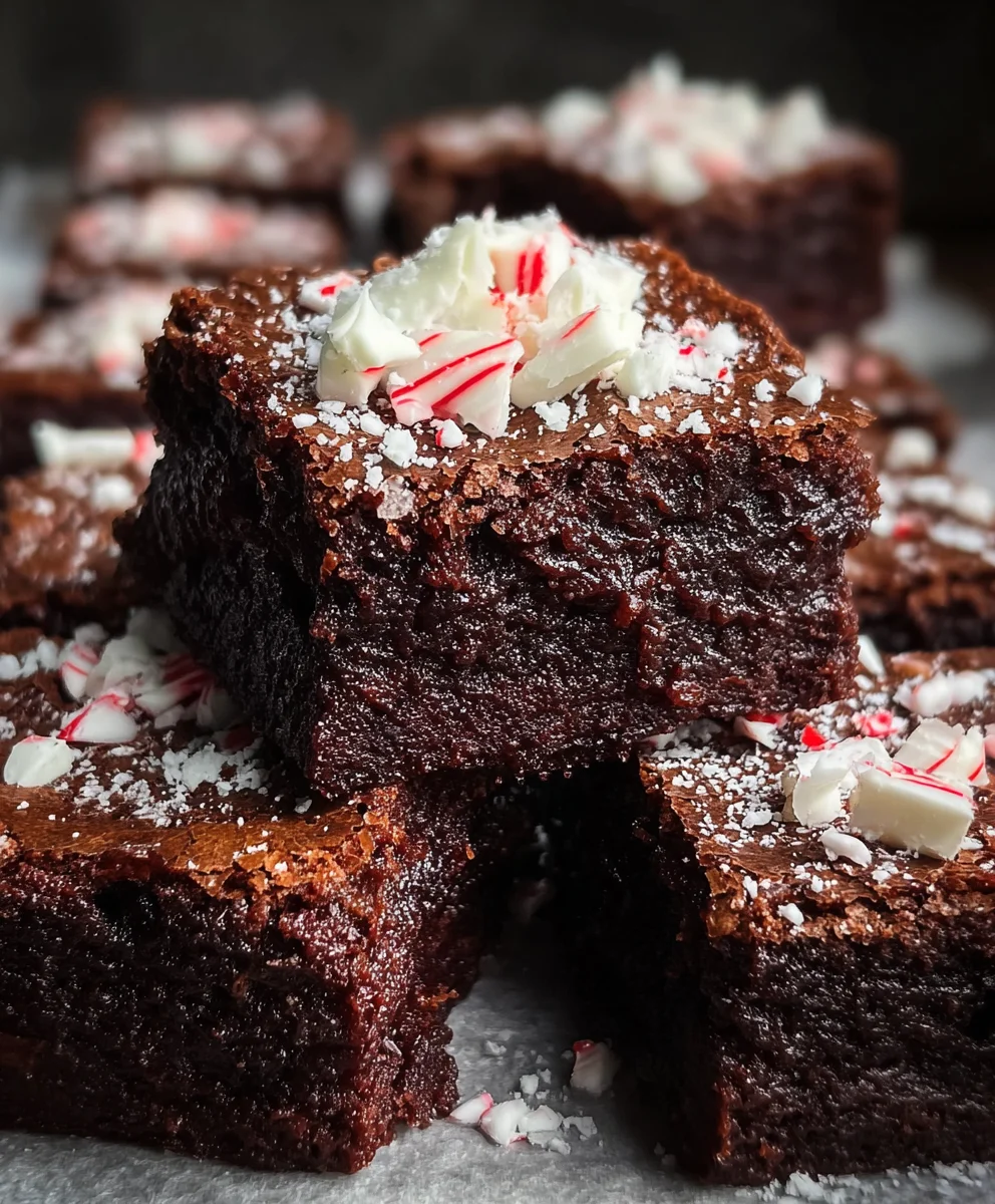 Peppermint Brownies - Rich Chocolate Treat