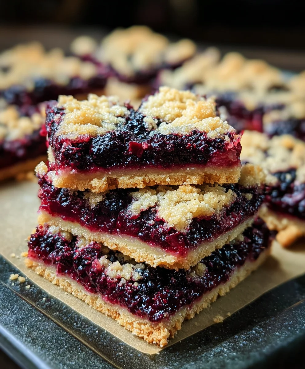 Blackberry Crum extractble Bars Easy Recipe