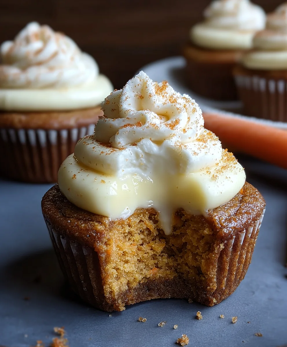 Carrot Cheesecake Cupcakes - Best Dessert Recipe