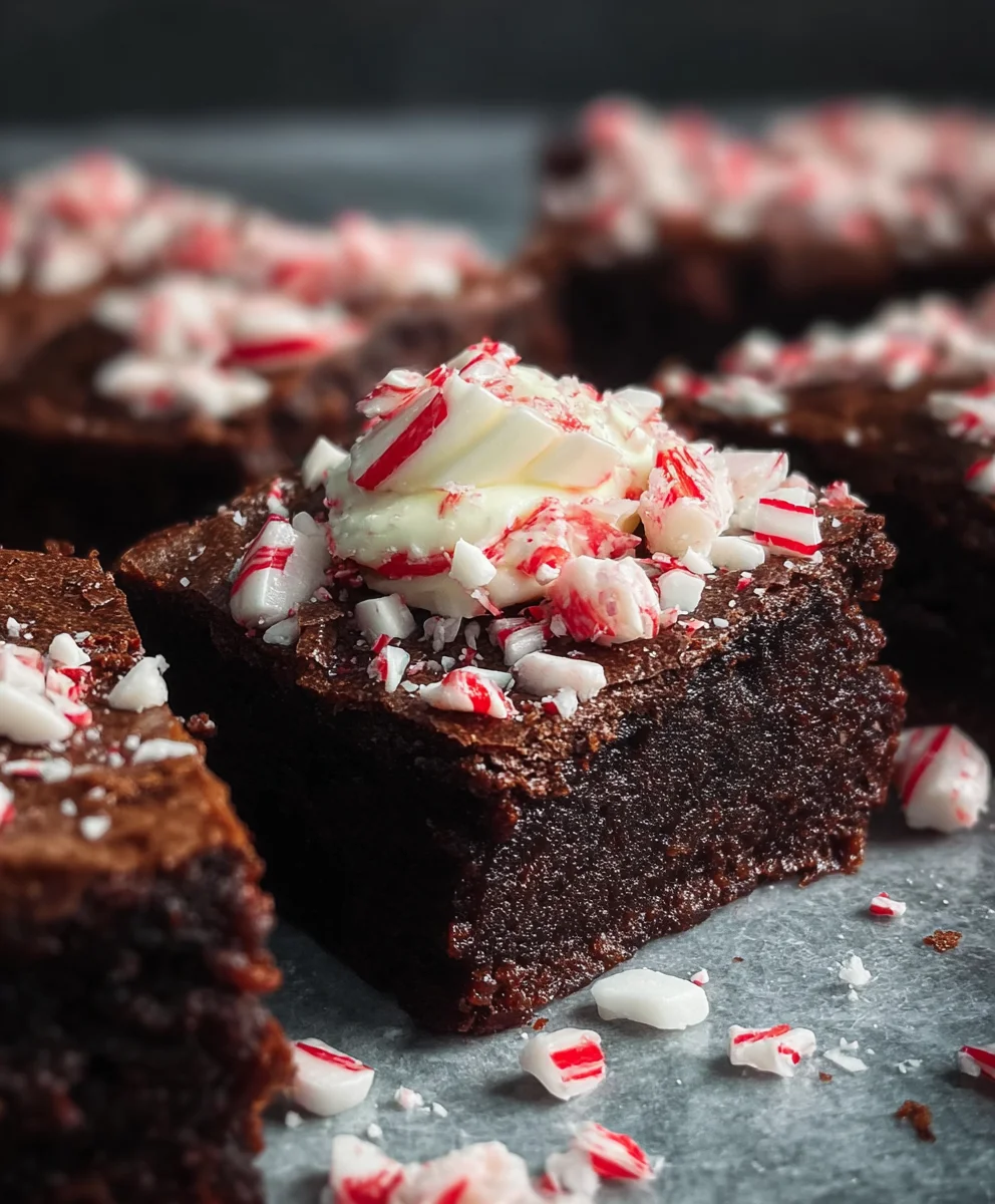 Peppermint Brownies - Rich Chocolate Treat