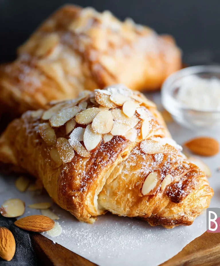Almond Cream Croissants- Flaky Pastry Dream