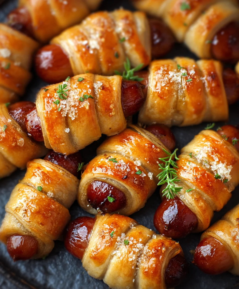 Glazed Beef Pigs in a Blanket - Easy & Delicious Appetizer