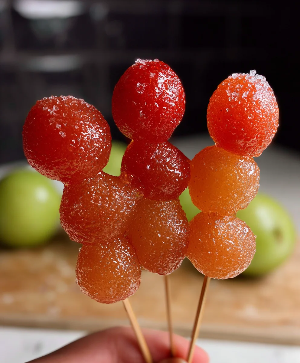 Easy Tanghulu Recipe-Sweet Candied Fruit Skewers