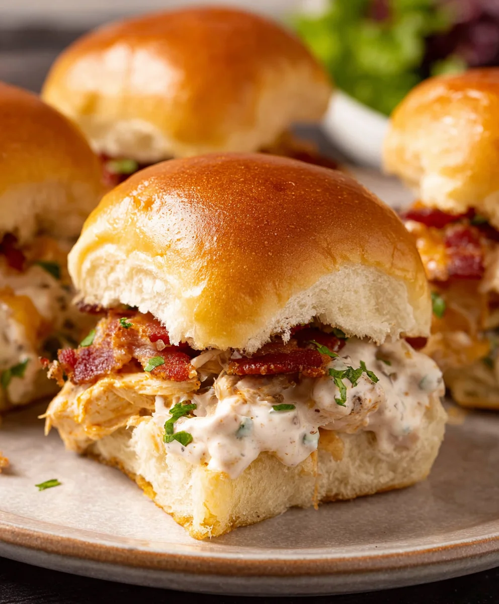 Beef Beef Bacon Ranch Sliders - Delicious Chicken-Beef Combo