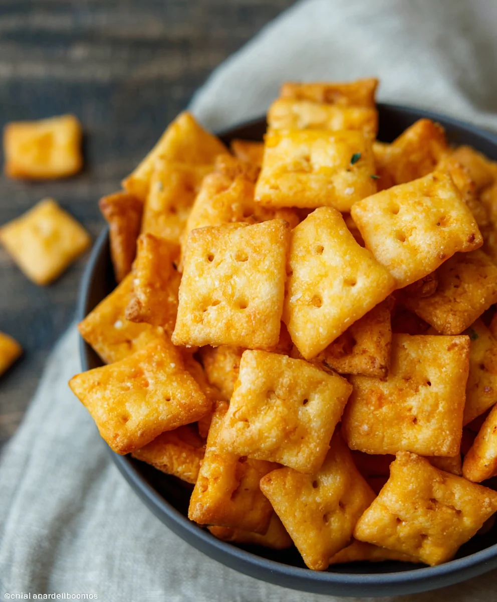 Gluten-Free Cheez-Its- Craveable Baked Snack Crackers