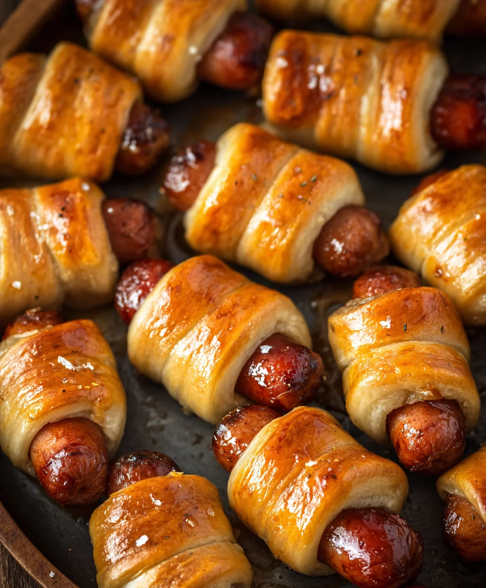 Glazed Beef Pigs in a Blanket - Easy & Delicious Appetizer