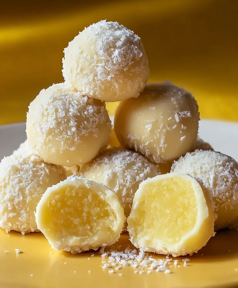 Zesty Lemon Truffles – Easy No-Bake Dessert Recipe