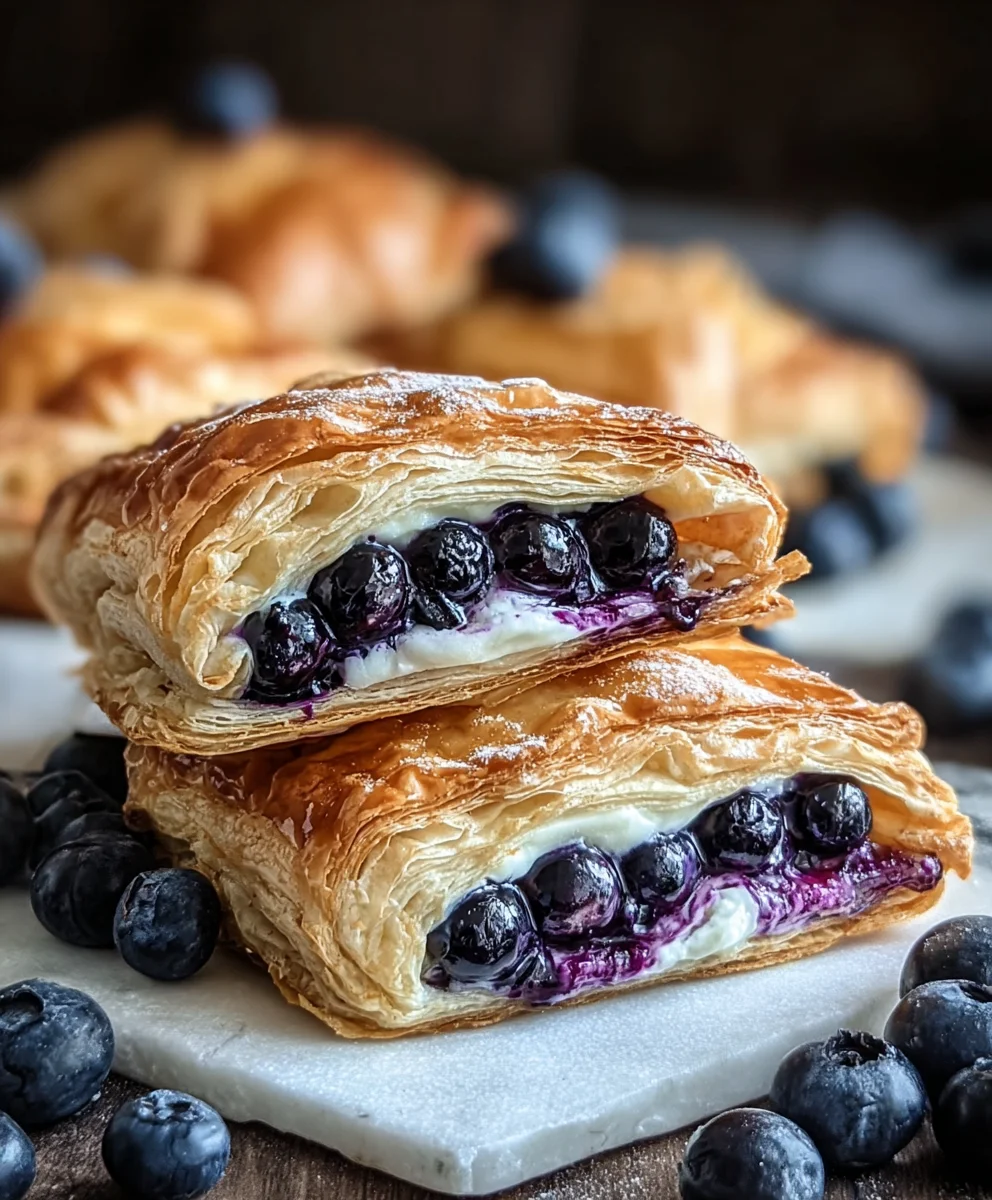 Blueberry Cream Cheese Pastry-Easy & Delicious Treat