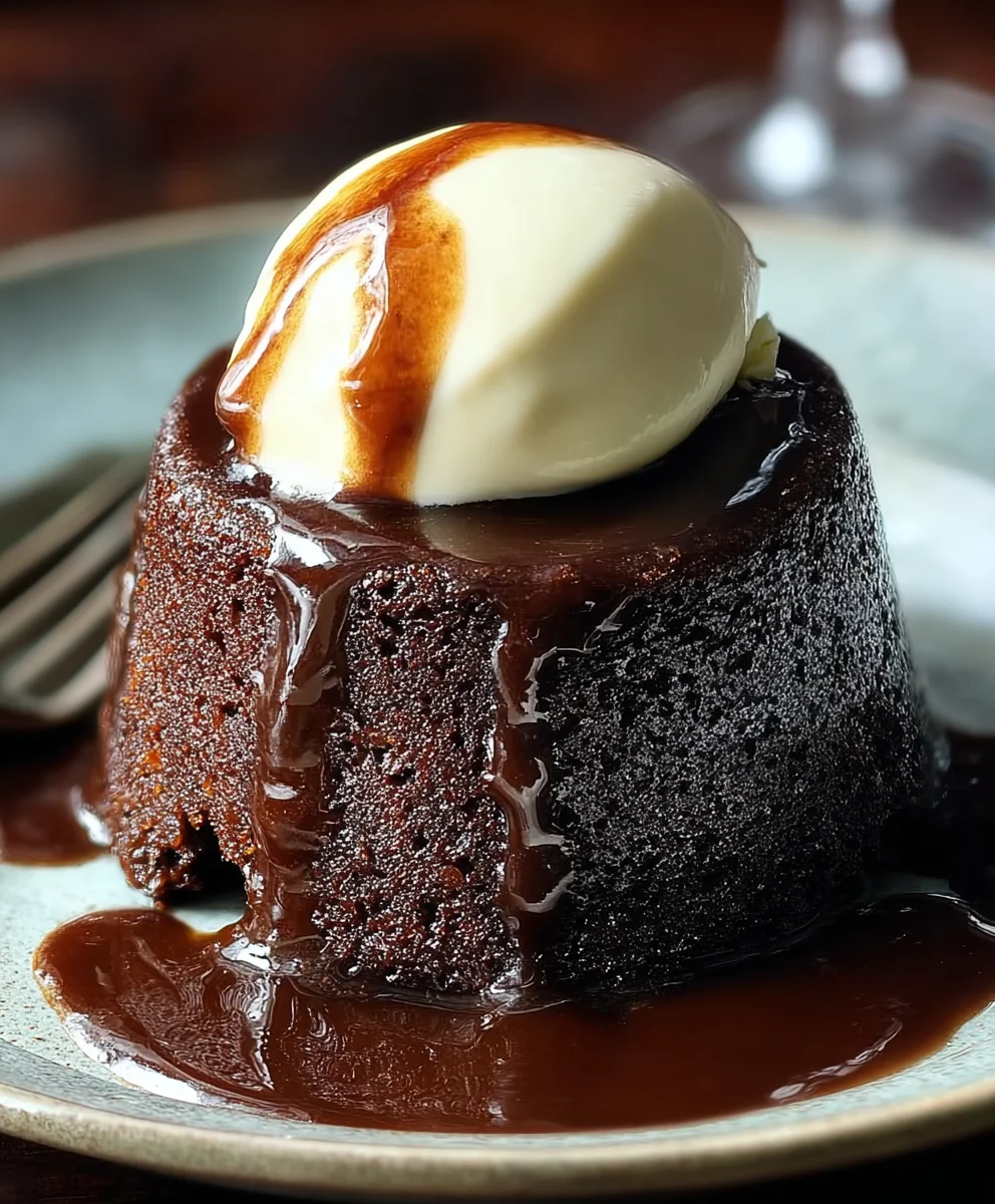 Chocolate Sticky Toffee Pudding for Two - Rich Dessert