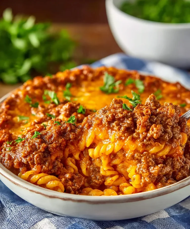 Easy Beef Sloppy Joe Casserole Recipe