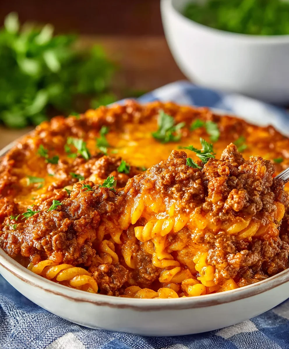 Easy Beef Sloppy Joe Casserole Recipe