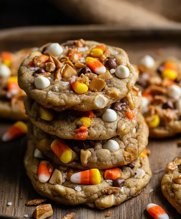 Candy Corn Trail Mix Cookies-Easy Festive Treat