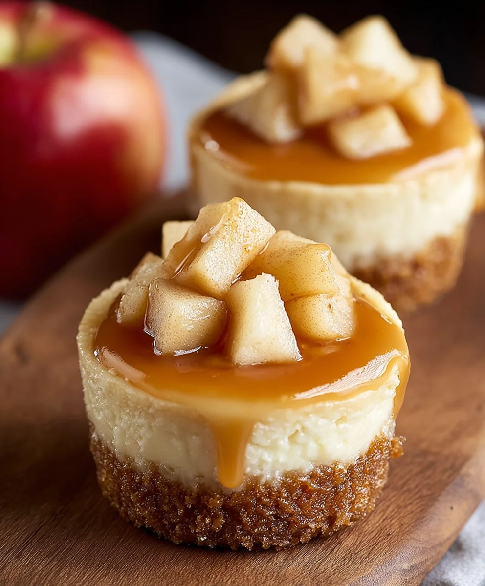 Easy Apple Mini Cheesecakes- Delicious & Simple Dessert