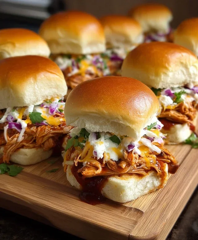 BBQ Chicken Sliders