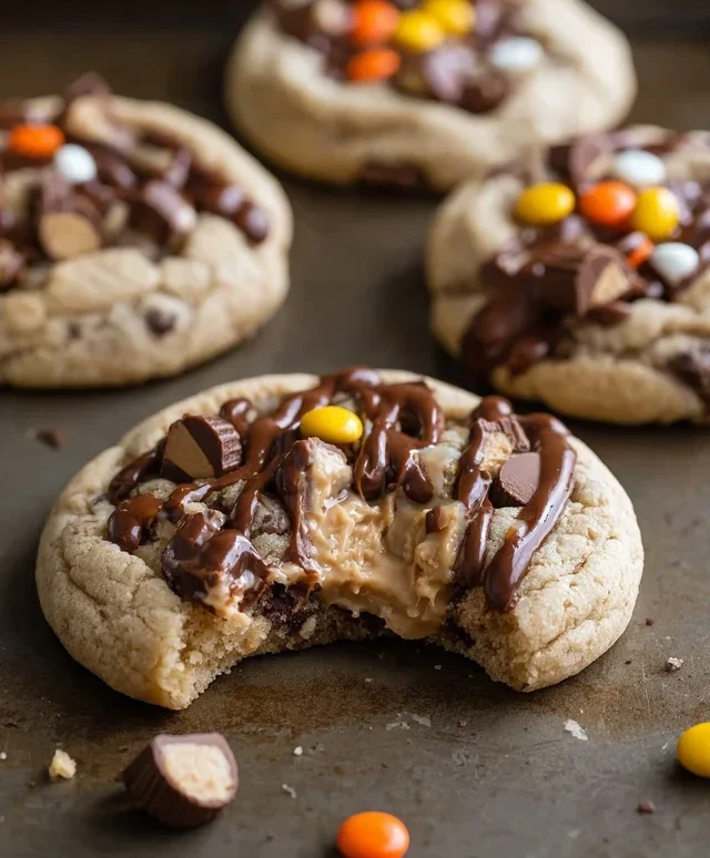 Reese's Cheesecake Cookies
