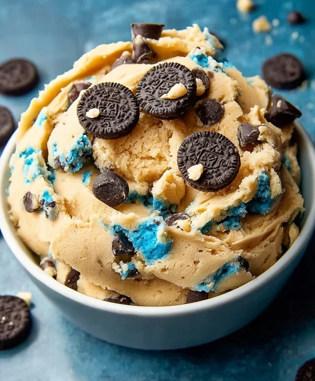 Cookie Monster Edible Cookie Dough