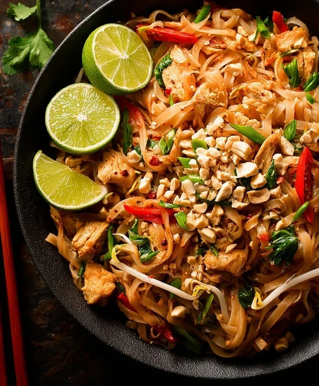 Chicken Pad Thai Dish