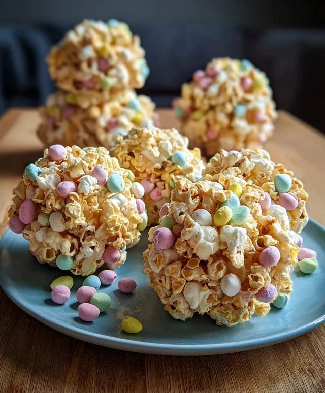 Easter Popcorn Balls
