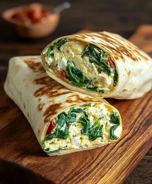 Copycat Starbucks Spinach, Egg White and Feta Wrap