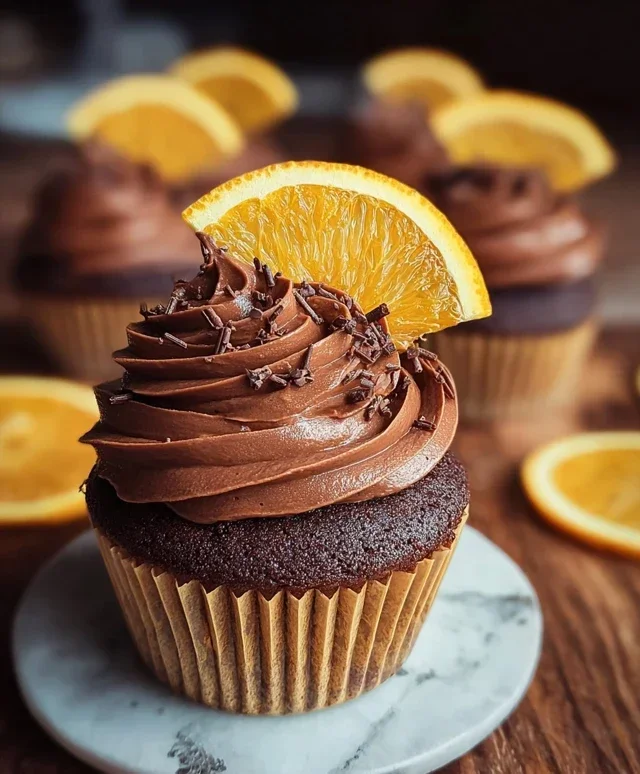 Orange Chocolate Cupcakes