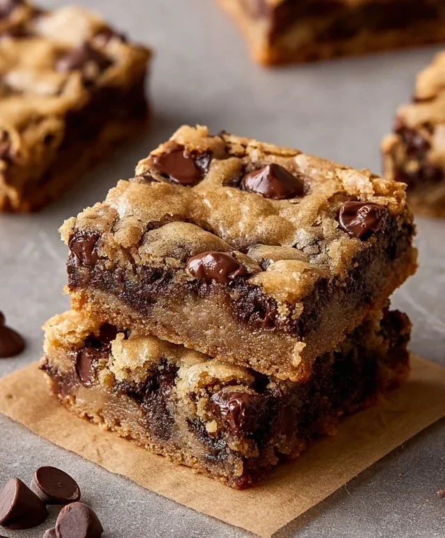 Banana Chocolate Chip Cookie Bars