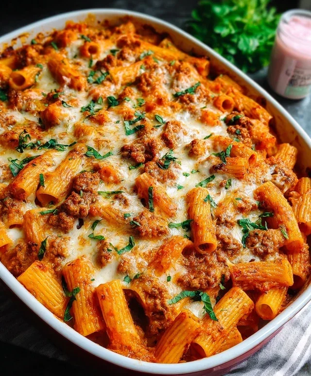 Baked Rigatoni with Sausage