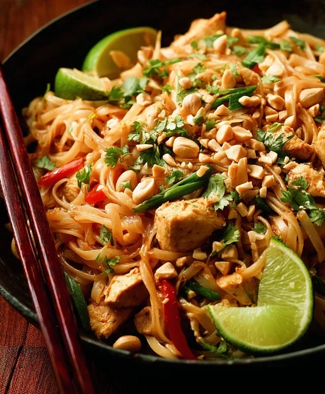 Chicken Pad Thai Dish