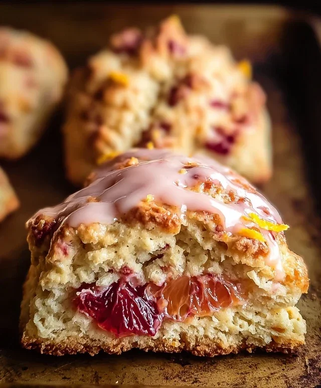 Blood Orange Scones